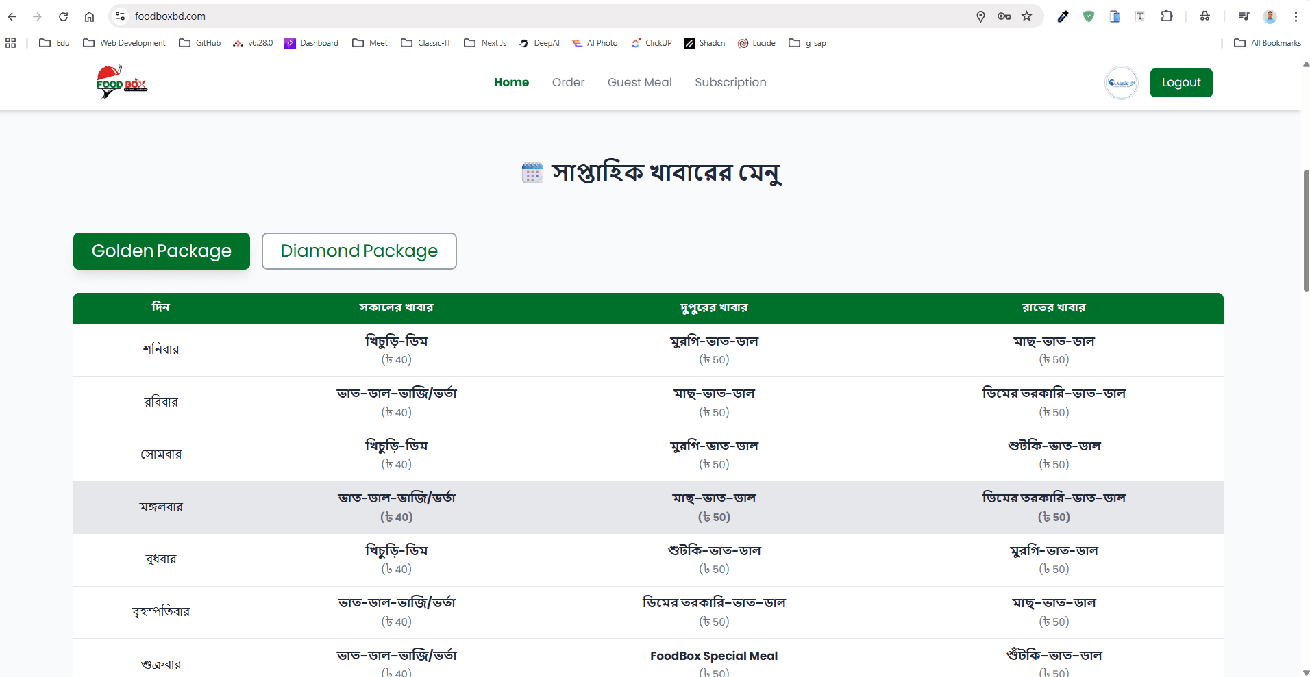 FoodBox – Catering Service
